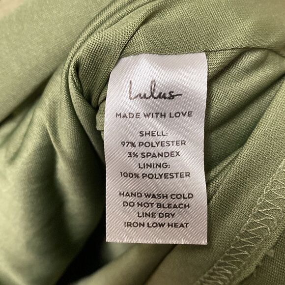 Lulu's Surplice Crossover Mini Dress Size Medium - Picture 3 of 6